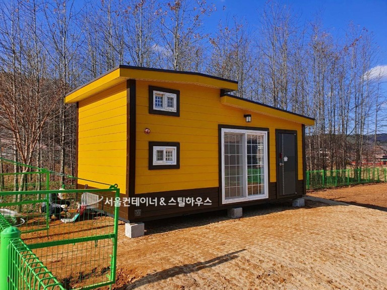 세종시 조치원으로 출고한 미니2층 이동식주택이에요~