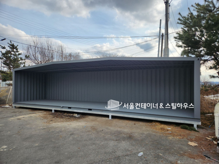 공장창고용 컨테이너, 오픈컨테이너 맞춤제작