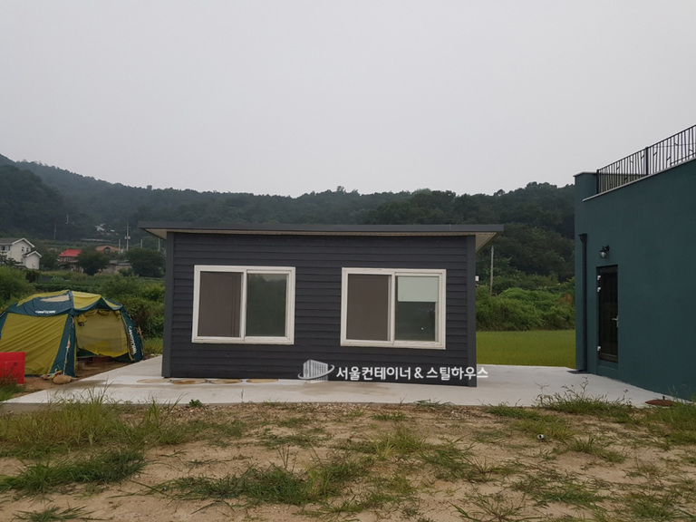 여주 출고 농막용 중고 이동식주택, 올수리하여 깨끗한 생태로 출고하였습니다.
