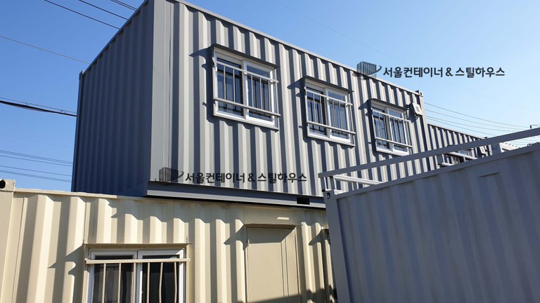  강릉 고성 컨테이너, 숙소용 컨테이너 2동 맞춤 주문 제작