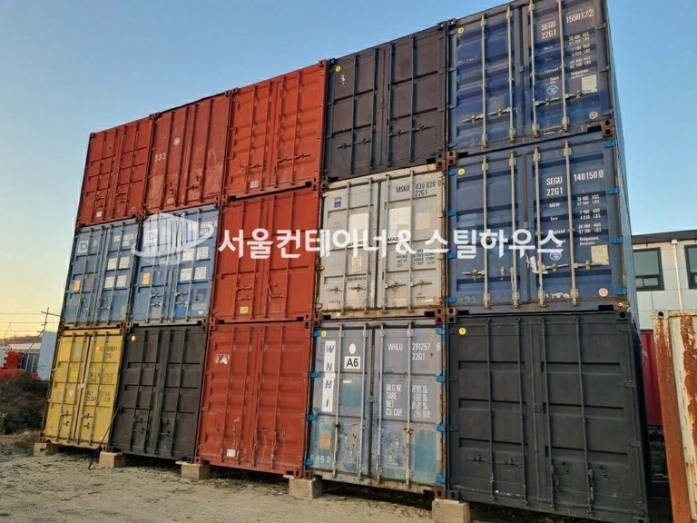 여주,이천 2.4m*6m 20피트 정품 중고 컨테이너 ,  창고용 중고컨테이너 대량보유 판매,임대  컨테이너 문의 : 031-885-4266 - 판매중-