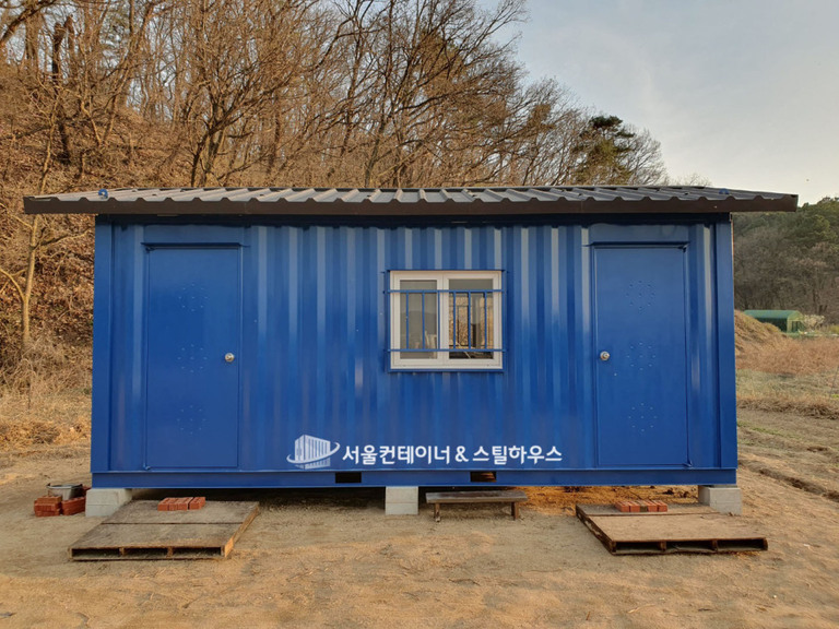 여주 점동 농막 컨테이너 출고 및 지붕 출장작업, 서울컨테이너 제작