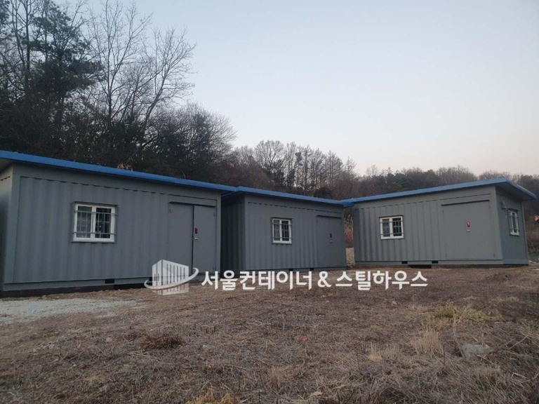 한국철도공사 창고형 컨테이너 및 현장 사무실 컨테이너 납품