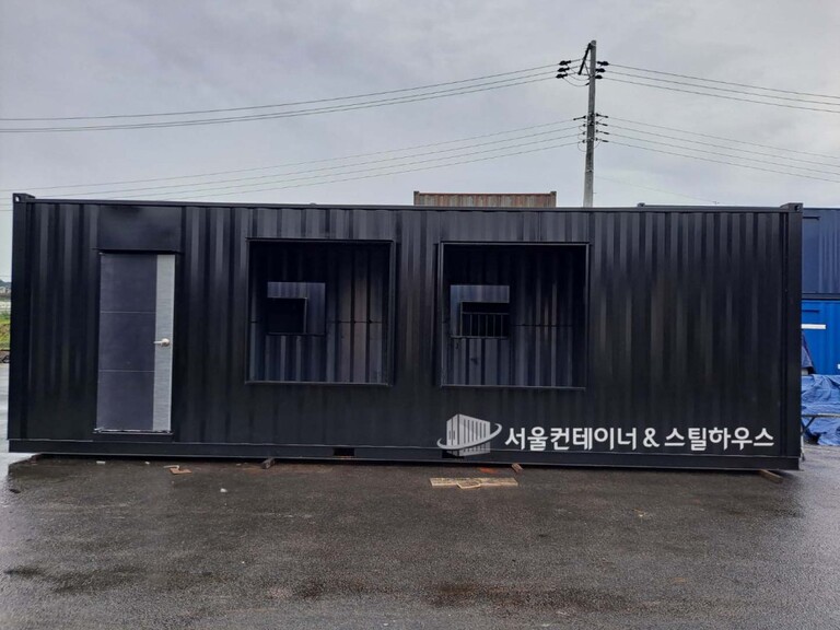이천 부발 교회 옆 생활관 컨테이너빈깡통 주문제작