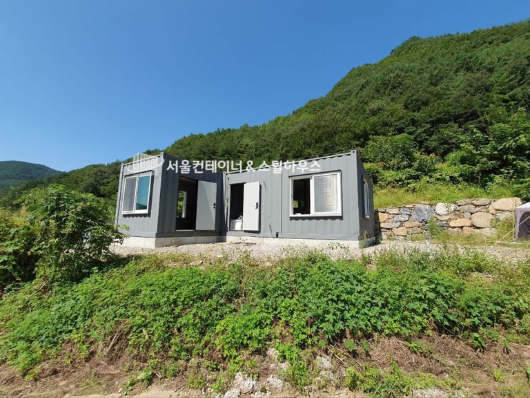 평창으로 출고했어요. 컨테이너주택 연동형주택입니다. 하이큐빅컨테이너, 내부우레탄폼단열 제품입니다.