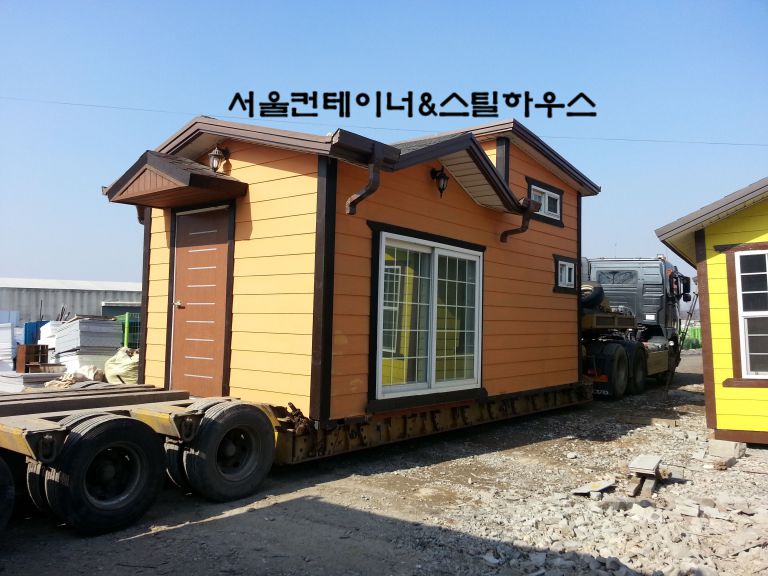  여주시 강천면, 3m6m 2층 이동식주택 출고현장