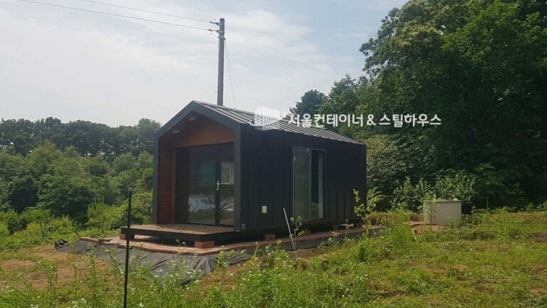 여주컨테이너, 농막용 징크 이동식주택 출고