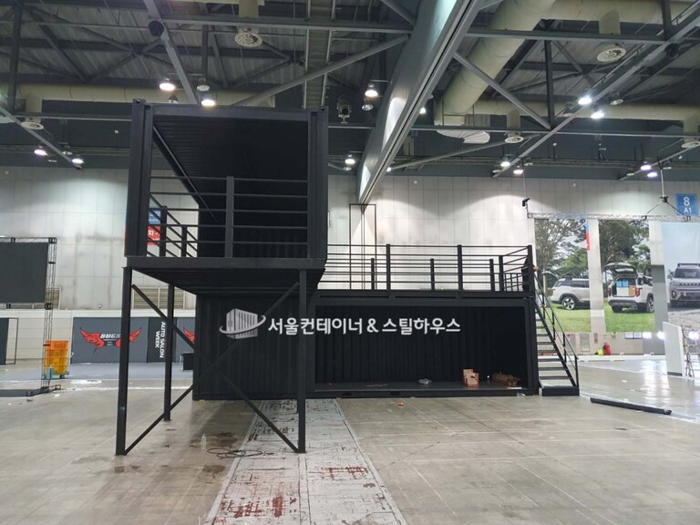일산 킨텍스 행사컨테이너 납품, 전시장컨테이너 주문제작, 데크있는옥상컨테이너제작 서울컨테이너