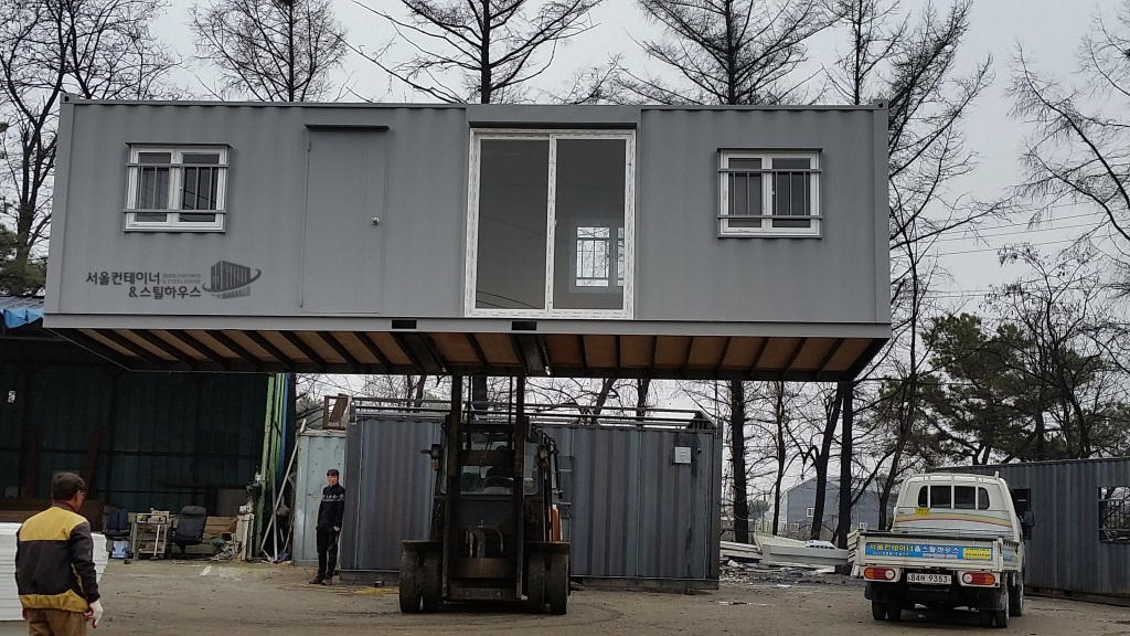  용인시 기흥구 신갈동 출고, 3m*9m 사무실용도 컨테이너 주문제작 , 문의 : 서울컨테이너 031-885-4266
