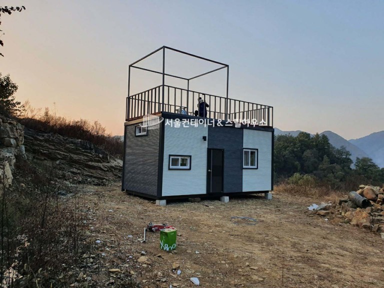 차량진입이 불가능한 곳엔 이동식주택도 출장 제작 하세요~