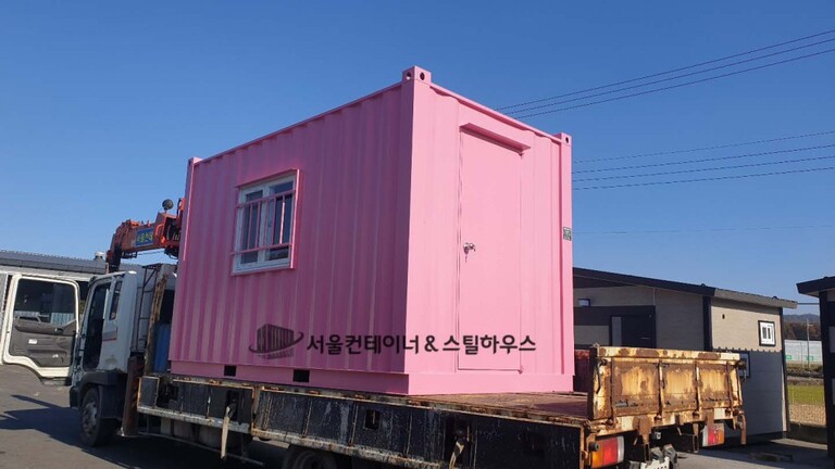 여주컨테이너, 이천컨테이너, 서울컨테이너에서 핑크핑크한 컨테이너 출고해요~