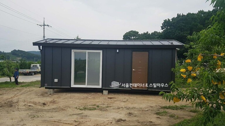 징크 스틸하우스, 여주 농막용 스틸하우스 출고 서울 컨테이너 