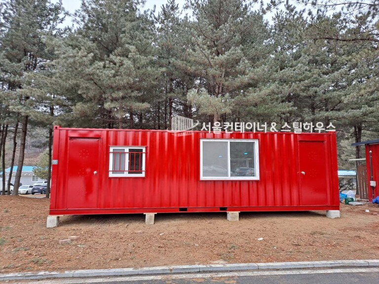 이천 장호원 컨테이너 카페 옆 컨테이너도서관 주문제작