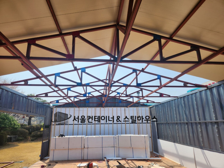 여주 점동 대형 컨테이너, 창고형컨테이너 출장제작, 현장시공컨테이너