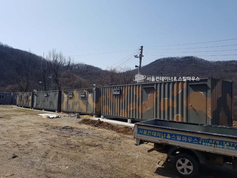  충북 음성 샤워실 컨테이너 주문제작, 군부대 컨테이너