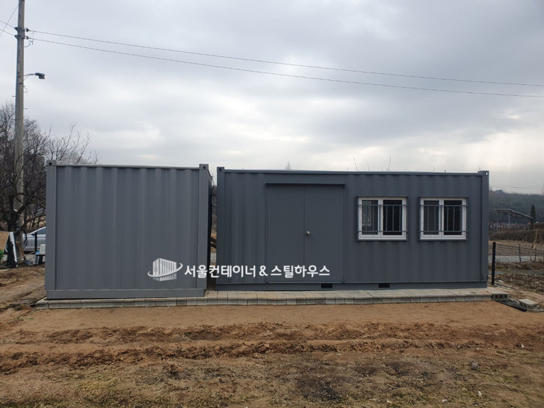 이천 설성 중고컨테이너와 와이드형 광폭 주문제작컨테이너 출고