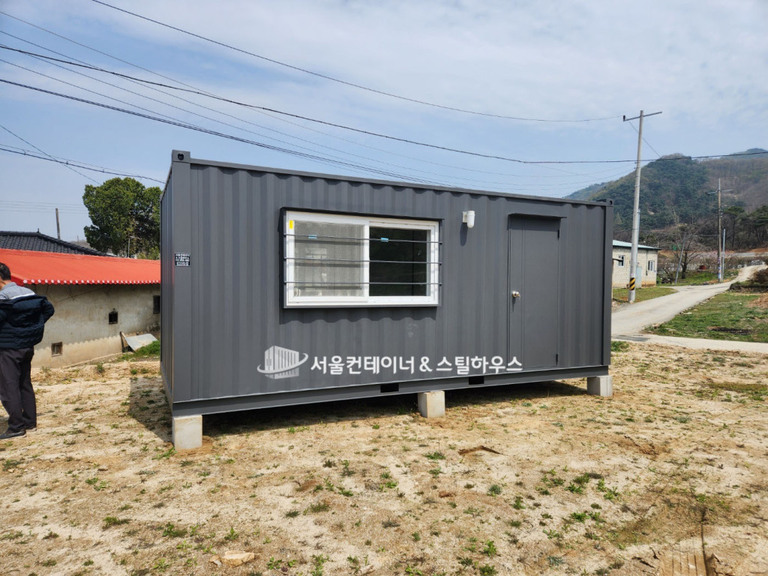소형컨테이너주택, 농막컨테이너 장호원 어석리 출고