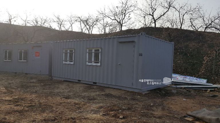   여주 컨테이너,  은봉리 물류센터 4m*7m 광폭컨테이너 주문제작