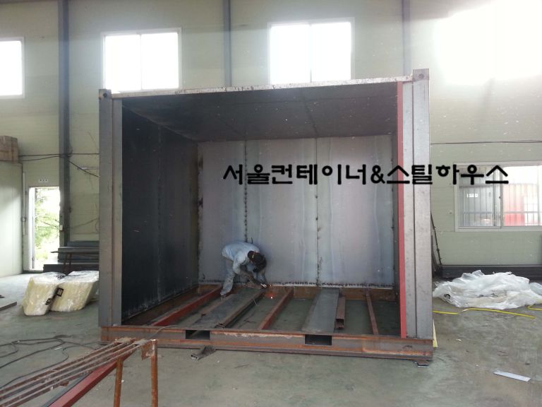   포스코건설기계실 작업모습