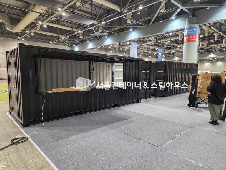 정품컨테이너, 수출용컨테이너 개조, 팝업컨테이너로 변신, 컨테이너변신은 무죄~