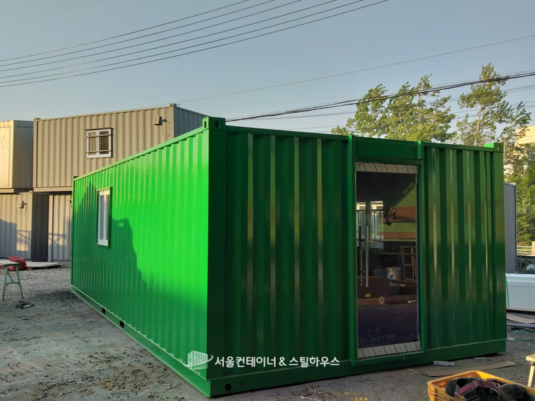  이천시 신둔면 사무실 옆 물류보관 창고 컨테이너 제작