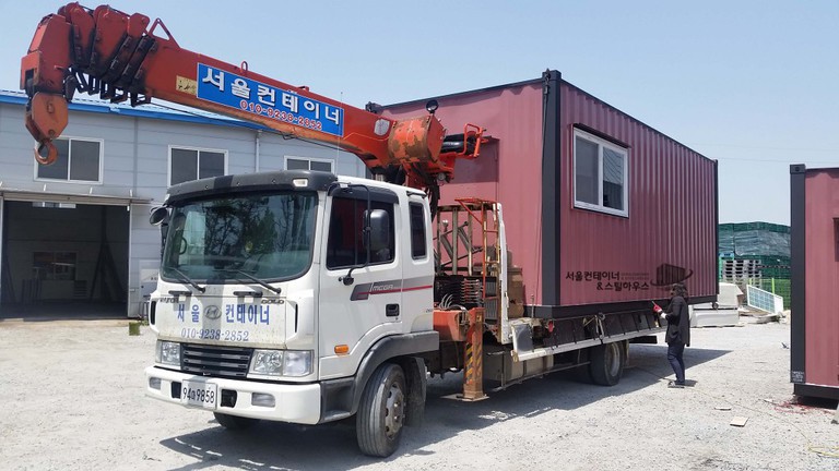  충남 당진 3m*8m 높이 3m 컨테이너 2동 출고