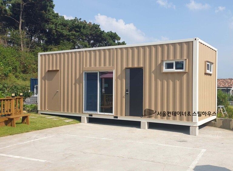 이천시 설성면 주택 옆 게스트하우스 컨테이너 주문제작, 세컨하우스 보조주택 주문제작 서울컨테이너