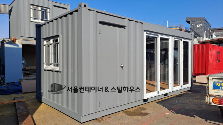 양평 컨테이너농막, 빈깡통컨테이너 제작. 셀프인테리어할 컨테이너 출고