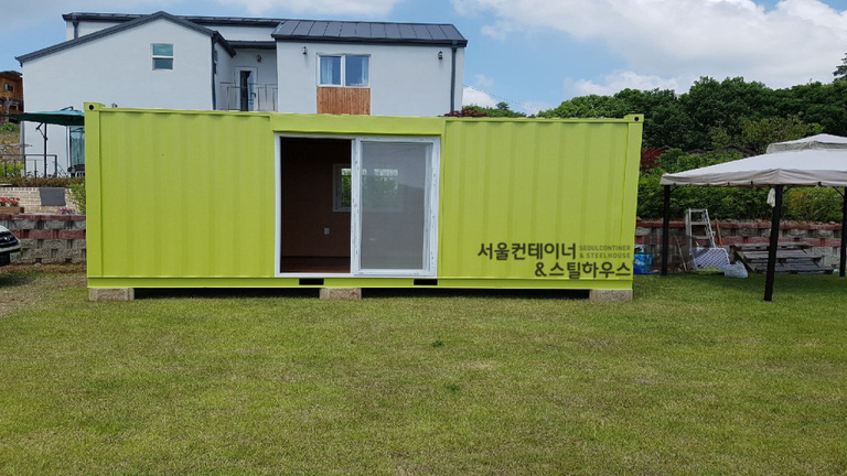  양평 출고, 3m*6m 컨테이너 1800*2100미닫이문설치